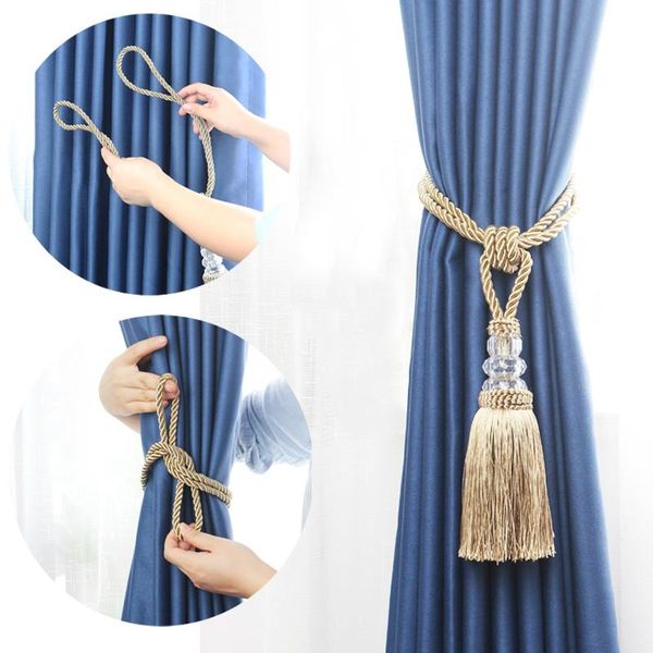 1pc new crystal beaded tassel curtain tieback decorative curtain tie home decor cord for curtains buckle rope room accessories
1pc new crystal beaded tassel curtain tieback decorative curtain tie home decor cord for curtains buckle rope room accessories
