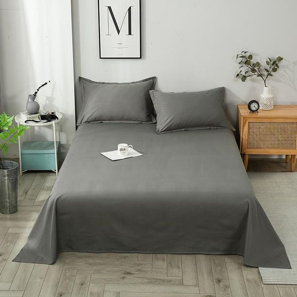 sheets & sets 1pc 100% cotton flat single size gray color bed linens juegos de sabanas bedsheet for double sheet(no case)
sheets & sets 1pc 100% cotton flat single size gray color bed linens juegos de sabanas bedsheet for double sheet(no case)