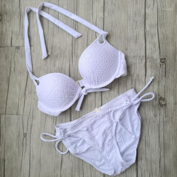 woman white lace bikini swimwear and bottom thick padding girl push up swimsuit maillot de bain undenrwire bikinis stes1, White;black
woman white lace bikini swimwear and bottom thick padding girl push up swimsuit maillot de bain undenrwire bikinis stes1, White;black