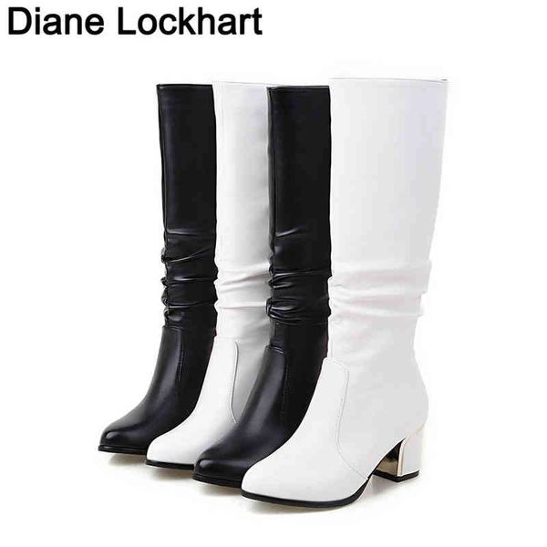 new winter knee high boots women with thick long was thin woman jane martin high simple female white plus size 33-43, Black
new winter knee high boots women with thick long was thin woman jane martin high simple female white plus size 33-43, Black