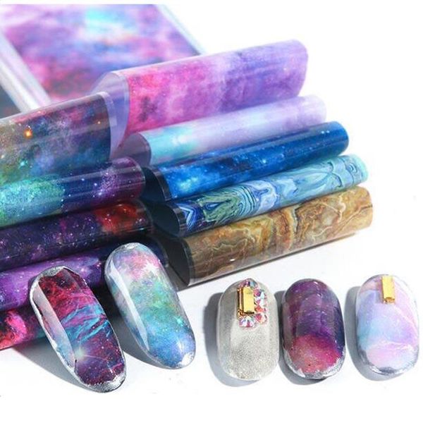 stickers & decals 10pcs starry sky nail art sticker set gradient foil for nails manicure marble shining transfer decal gel slider, Black
stickers & decals 10pcs starry sky nail art sticker set gradient foil for nails manicure marble shining transfer decal gel slider, Black