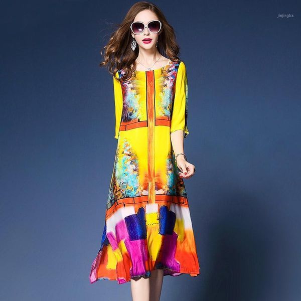 summer dress 2020 new women imitate real silk dress plus size loose vintage a-line print lady beach casual dresses1, Black;gray
summer dress 2020 new women imitate real silk dress plus size loose vintage a-line print lady beach casual dresses1, Black;gray