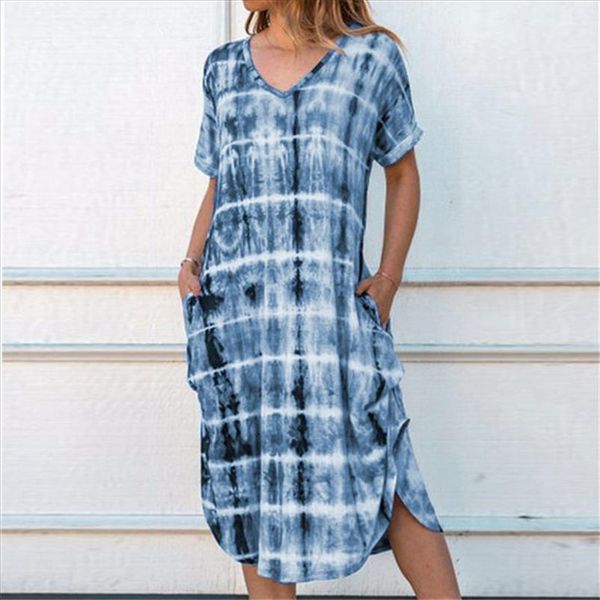 gradient printed maxi dress women short sleeve v neck casual loose summer dress beach sundress tie dye print long dresses, Black;gray
gradient printed maxi dress women short sleeve v neck casual loose summer dress beach sundress tie dye print long dresses, Black;gray