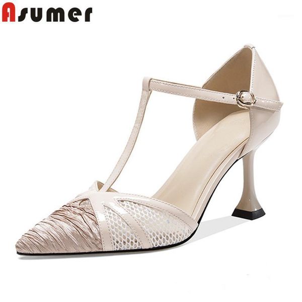 asumer 2021 new arrive women pumps patent leather +mesh summer thin high heel elegant party wedding shoes ladies single shoes1, Black
asumer 2021 new arrive women pumps patent leather +mesh summer thin high heel elegant party wedding shoes ladies single shoes1, Black