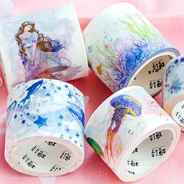 2016 4.5cm5m marine life whale jellyfish washi tape masking tape decorative diary scrapbook planner stickers kawaii staionery h
2016 4.5cm5m marine life whale jellyfish washi tape masking tape decorative diary scrapbook planner stickers kawaii staionery h