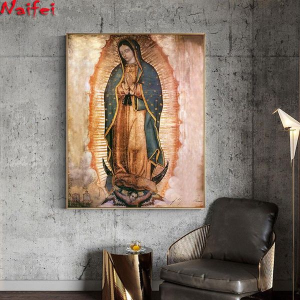 embroidery handicraft 5d diy diamond painting cross stitch kits guadalupe lady religious painting full square round rhinestone
embroidery handicraft 5d diy diamond painting cross stitch kits guadalupe lady religious painting full square round rhinestone