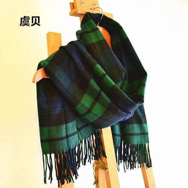 scarves faux cashmere basic shawl winter green plaid blanket scarf cape warm acrylic men or women christmas gift, Blue;gray
scarves faux cashmere basic shawl winter green plaid blanket scarf cape warm acrylic men or women christmas gift, Blue;gray