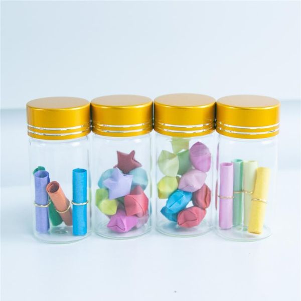 30*60mm 24pcs 25ml glass bottles aluminium screw golden cap empty transparent clear liquid gift container wishing bot bbyhmu
30*60mm 24pcs 25ml glass bottles aluminium screw golden cap empty transparent clear liquid gift container wishing bot bbyhmu