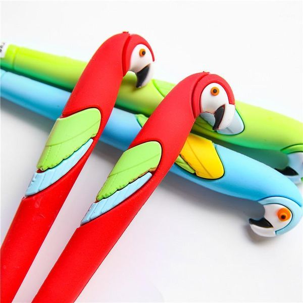 1pcs cute parrot gel pen cartoon animal student stationery blue black ink office signature pens 0.5mm kawaii pen1
1pcs cute parrot gel pen cartoon animal student stationery blue black ink office signature pens 0.5mm kawaii pen1