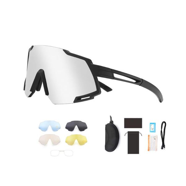 BINGKING Sports Sunglasses Men Oversized 7 Colors Replaceable Lens High Quality Flat Top Outdoor One Piece 838 UV400 Sportswear, White;black
BINGKING Sports Sunglasses Men Oversized 7 Colors Replaceable Lens High Quality Flat Top Outdoor One Piece 838 UV400 Sportswear, White;black