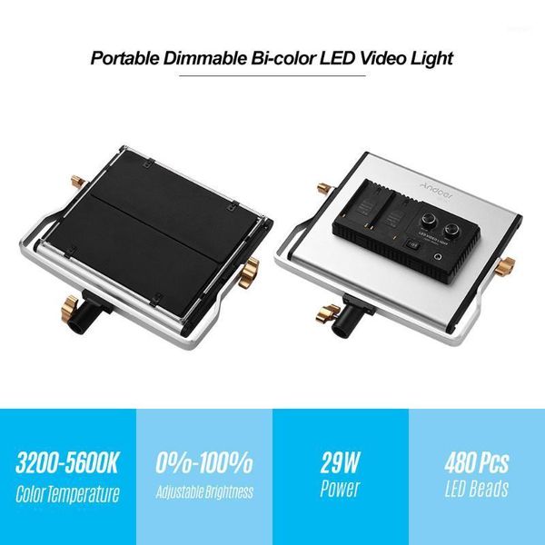 andoer led video light panel fill-in lamp 480 led beads adjustable brightness 3200k-5600k color temperature studio pgraphy1
andoer led video light panel fill-in lamp 480 led beads adjustable brightness 3200k-5600k color temperature studio pgraphy1
