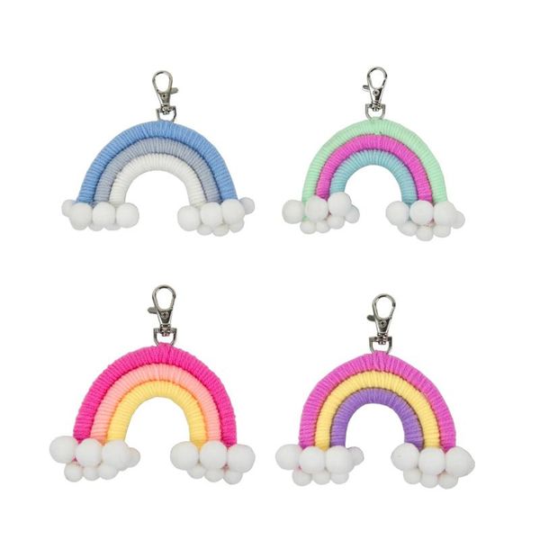 hooks & rails 4pcs weaving rainbow ornament keychain hair ball wall hanging pendant for kids room decoration kits pography props
hooks & rails 4pcs weaving rainbow ornament keychain hair ball wall hanging pendant for kids room decoration kits pography props
