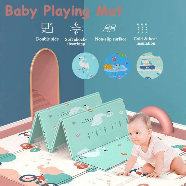 foldable cartoon baby play mat xpe puzzle children's mat double-sided climbing pad waterproof non-toxic soft games mats kids rug q1120
foldable cartoon baby play mat xpe puzzle children's mat double-sided climbing pad waterproof non-toxic soft games mats kids rug q1120