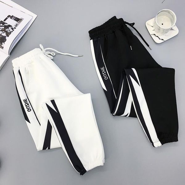 autumn hip hop sports women pants plus size 2xl loose harajuku cargo pants women high waist trousers jogger baggy pants, Black;white
autumn hip hop sports women pants plus size 2xl loose harajuku cargo pants women high waist trousers jogger baggy pants, Black;white