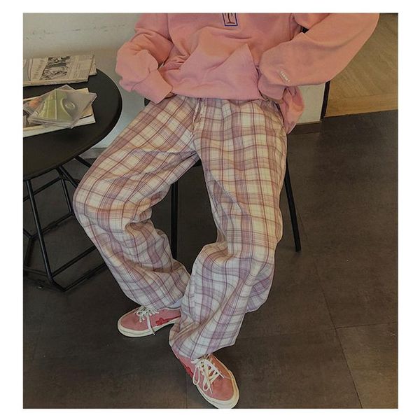 women's pants & capris pink plaid women autumn korean high waist casual loose all-match trousers harajuku harem plus size, Black;white
women's pants & capris pink plaid women autumn korean high waist casual loose all-match trousers harajuku harem plus size, Black;white