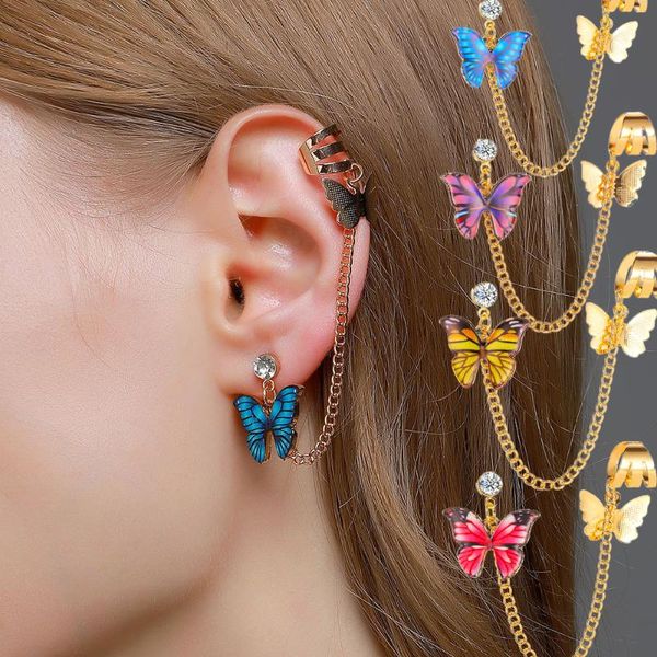 1pcs fashion color butterfly earrings trendy tassel acrylic butterfly stud earrings party accessories wholesale jewelry, Golden;silver
1pcs fashion color butterfly earrings trendy tassel acrylic butterfly stud earrings party accessories wholesale jewelry, Golden;silver