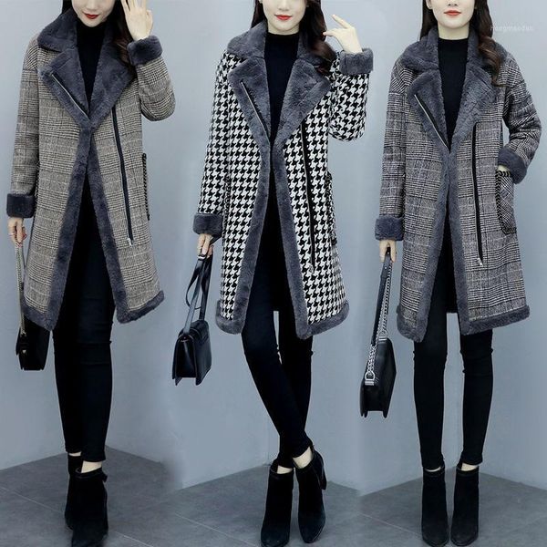 autumn winter women outerwear warm jacket imitation lamb velvet parkas plaid women parkas slim jackets female jackets1, Black
autumn winter women outerwear warm jacket imitation lamb velvet parkas plaid women parkas slim jackets female jackets1, Black