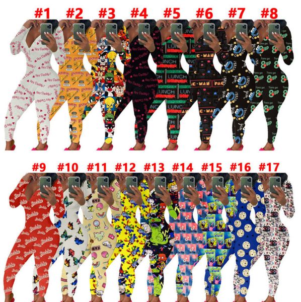 women jumpsuit slim casual letters cartoons pattern printed v-neck long sleeve trousers ladies home pajamas onesies rompers 2020 p66, Black;white
women jumpsuit slim casual letters cartoons pattern printed v-neck long sleeve trousers ladies home pajamas onesies rompers 2020 p66, Black;white