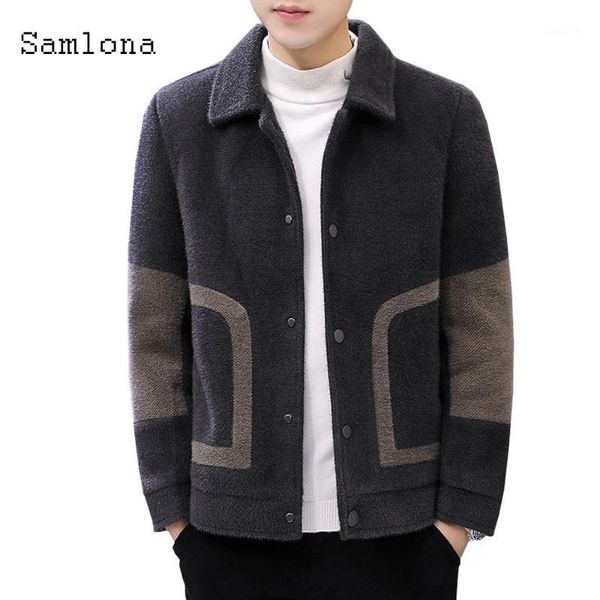 korean style 2020 autumn wool blends coats new patchwork lapel manteau winter tunic outerwear single breasted mens clothing 20201, Black
korean style 2020 autumn wool blends coats new patchwork lapel manteau winter tunic outerwear single breasted mens clothing 20201, Black