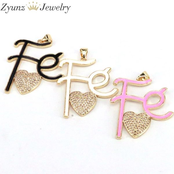 5pcs, enamel fe letter with heart cz pave micro pendant, gold metal faith pendant necklace for jewelry making q1209, Bronze;silver
5pcs, enamel fe letter with heart cz pave micro pendant, gold metal faith pendant necklace for jewelry making q1209, Bronze;silver