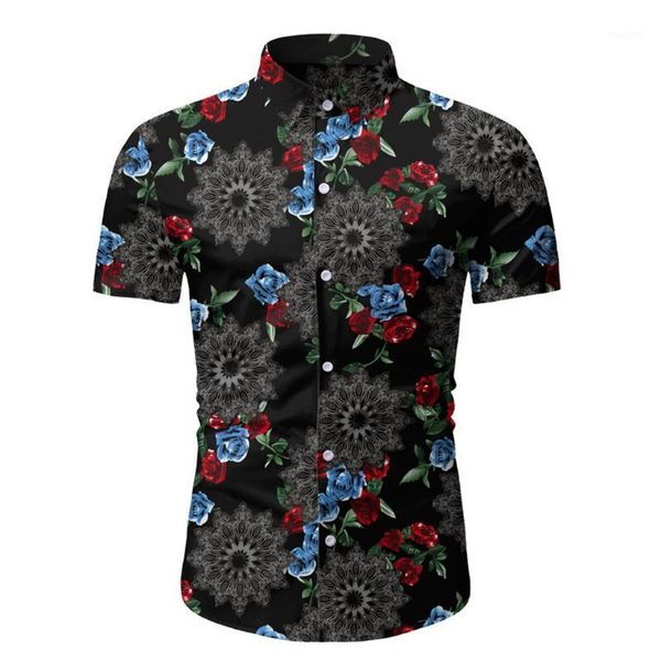 casual summer shirt floral print fashion hawaiian shirt men short sleeve mens shirts regular slim fit chemise homme #201, White;black
casual summer shirt floral print fashion hawaiian shirt men short sleeve mens shirts regular slim fit chemise homme #201, White;black