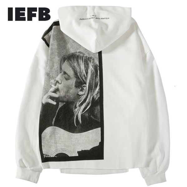 iefb / kurt cobain print hoodie men hip hop casual punk rock pullover hooded sweatshirts streetwear fashion tide 9a283 201113, Black
iefb / kurt cobain print hoodie men hip hop casual punk rock pullover hooded sweatshirts streetwear fashion tide 9a283 201113, Black