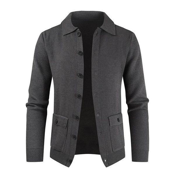 autumn man single breasted knitted cardigan cotton blend lapel men's clothing slim fitted oversize cardigan solid color warm top, White;black
autumn man single breasted knitted cardigan cotton blend lapel men's clothing slim fitted oversize cardigan solid color warm top, White;black
