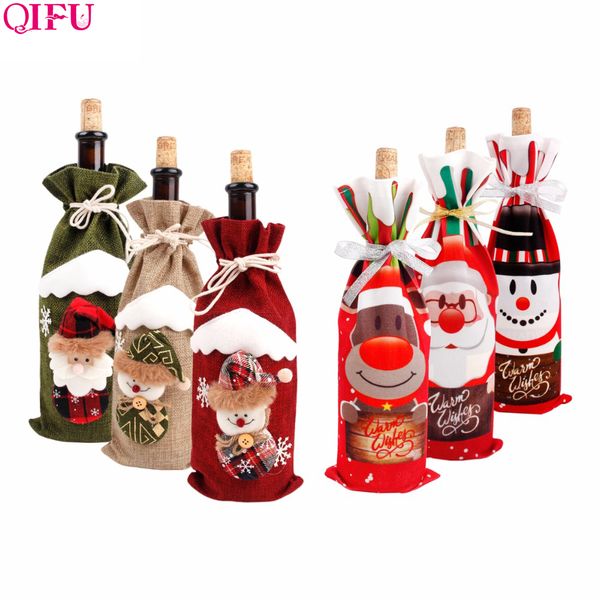 qifu santa claus wine bottle cover merry decorations for home 2020 christmas ornament navidad natal gift new year 2021 q1112
qifu santa claus wine bottle cover merry decorations for home 2020 christmas ornament navidad natal gift new year 2021 q1112