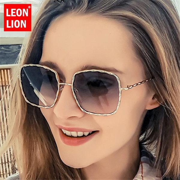 leonlion new quare sunglasses women designer glasses shades for women vintage metal gafas de sol mujer uv400, White;black
leonlion new quare sunglasses women designer glasses shades for women vintage metal gafas de sol mujer uv400, White;black