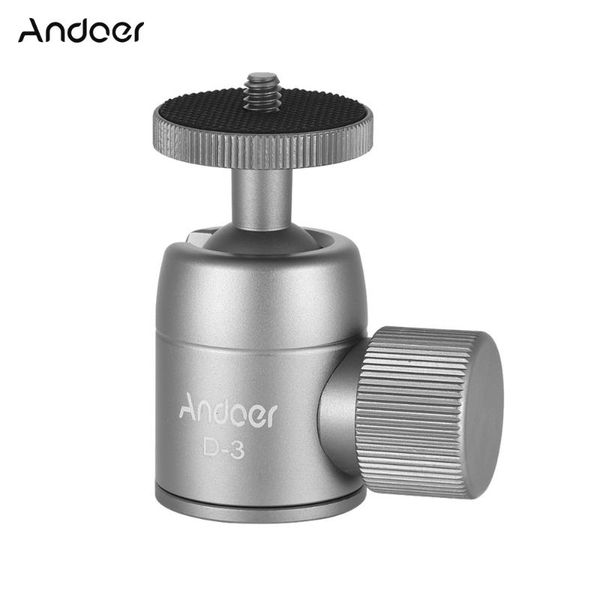 andoer mini tripod ball head aluminium tripod mount with 1/4inch screw hole 360 rotating panorama for cameras smartphone
andoer mini tripod ball head aluminium tripod mount with 1/4inch screw hole 360 rotating panorama for cameras smartphone