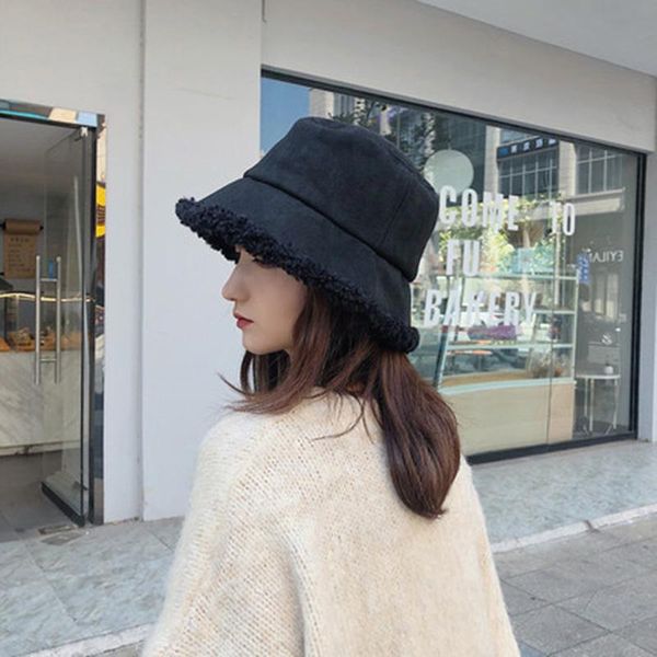 artificial fur winter hat for women faux fur plush warm girls bucket hats solid color outdoor sunscreen female fisherman caps, Blue;gray
artificial fur winter hat for women faux fur plush warm girls bucket hats solid color outdoor sunscreen female fisherman caps, Blue;gray