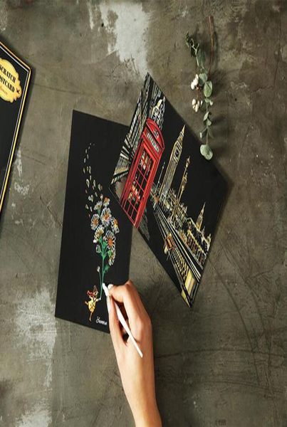 4шт набор волшебная красочная царапина живопись живопись бумага с рисунок детская игрушка картина образование малыш подарки живопись царапин 
4шт набор волшебная красочная царапина живопись живопись бумага с рисунок детская игрушка картина образование малыш подарки живопись царапин