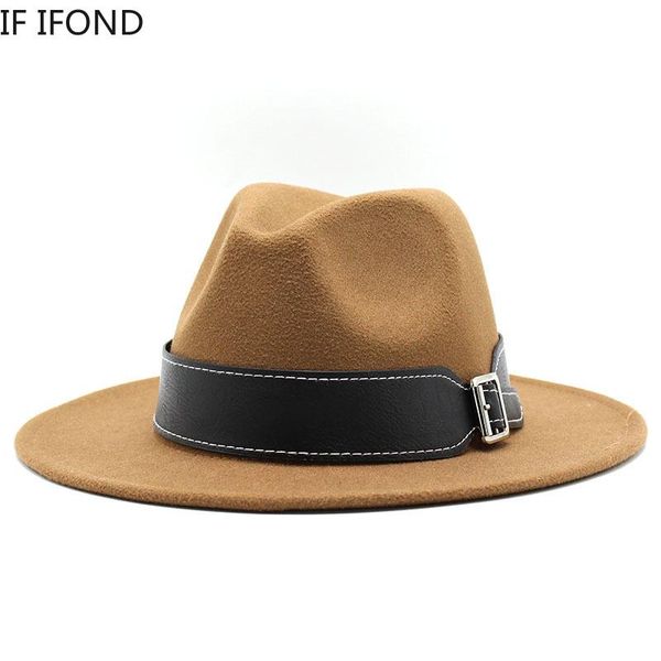 wide brim hats spring fashion big belt fedoras hat women men wool jazz gentleman elegant top, Blue;gray
wide brim hats spring fashion big belt fedoras hat women men wool jazz gentleman elegant top, Blue;gray