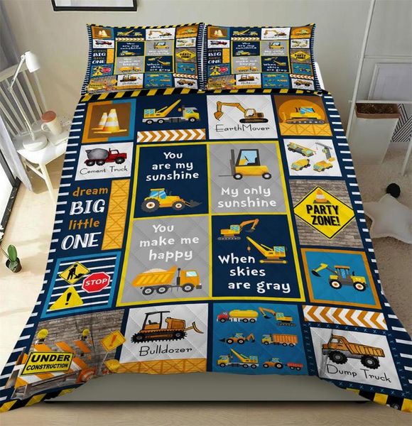 to my son birthday gift heavy equipment 3pcs quilt pillowcase bedding set quilted duvet cover bed cover set home textiles
to my son birthday gift heavy equipment 3pcs quilt pillowcase bedding set quilted duvet cover bed cover set home textiles