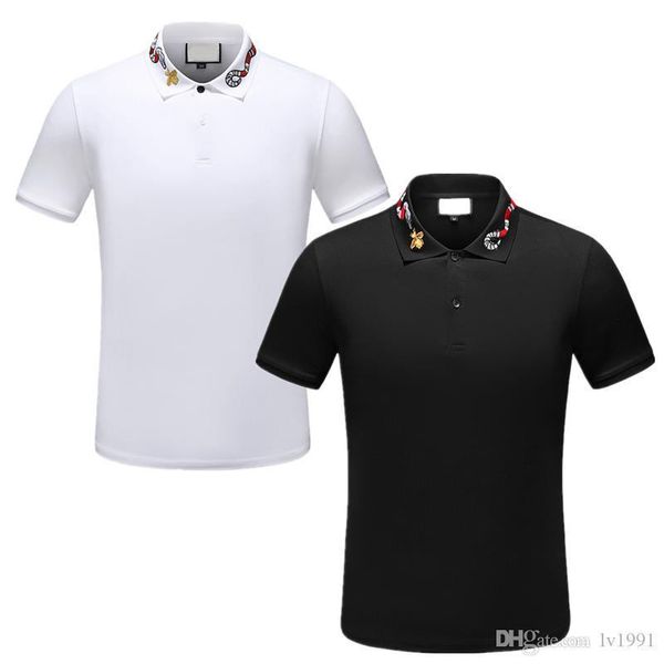 2021 design stripe polo shirt t shirts snake polos bee floral embroidery mens high street fashion horse polo t-shirt m-3xl bb, White;black
2021 design stripe polo shirt t shirts snake polos bee floral embroidery mens high street fashion horse polo t-shirt m-3xl bb, White;black