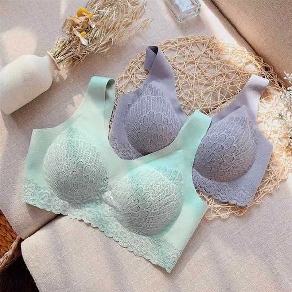 bras wechat business selling thailand latex underwear 4.0 women's seemless vest lace bra without steel ring thick inserting piece, Red;black
bras wechat business selling thailand latex underwear 4.0 women's seemless vest lace bra without steel ring thick inserting piece, Red;black
