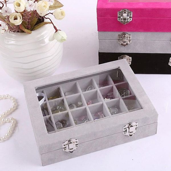24 grids black rose red velvet jewelry box rings earrings necklaces makeup holder case organizer women jewelery storage #86003, Pink;blue
24 grids black rose red velvet jewelry box rings earrings necklaces makeup holder case organizer women jewelery storage #86003, Pink;blue