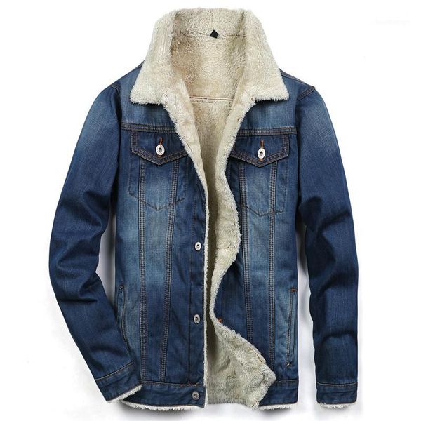2018 winter wool denim jacket men's cultivate one's morality thickening trend young lambs wool warm jacket1, Black;brown
2018 winter wool denim jacket men's cultivate one's morality thickening trend young lambs wool warm jacket1, Black;brown