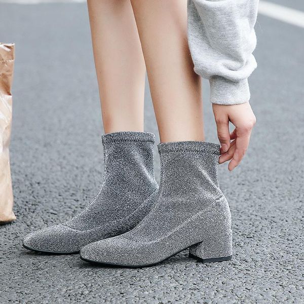 boots flash silver sequins short bling women square toe ankle fashion female winter autumn shoes warm solid elegant1, Black
boots flash silver sequins short bling women square toe ankle fashion female winter autumn shoes warm solid elegant1, Black