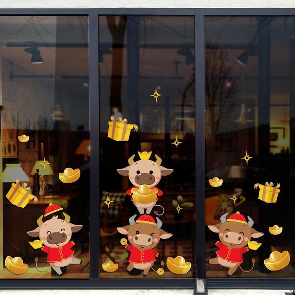 wall stickers new year of the ox decals 2021 shopping mall window family door and window stickers holiday celebration
wall stickers new year of the ox decals 2021 shopping mall window family door and window stickers holiday celebration