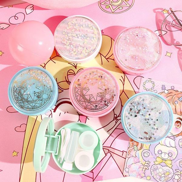 q contact lens case with mirror chuck tweezers set cute quicksand invisibility glasses nursing bins travel contact lense box, Silver
q contact lens case with mirror chuck tweezers set cute quicksand invisibility glasses nursing bins travel contact lense box, Silver