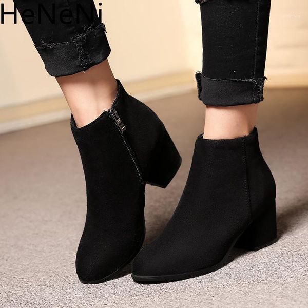 women boots suede autumn winter ladies short boots shoes woman feminina ankle women botas mujer plus size 32-441, Black
women boots suede autumn winter ladies short boots shoes woman feminina ankle women botas mujer plus size 32-441, Black