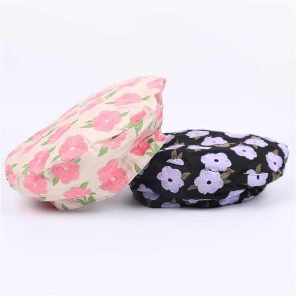 2020 ins flower embroidered beret female fashion spring summer pink berets vintage painter flat hat gorras, Blue;gray
2020 ins flower embroidered beret female fashion spring summer pink berets vintage painter flat hat gorras, Blue;gray