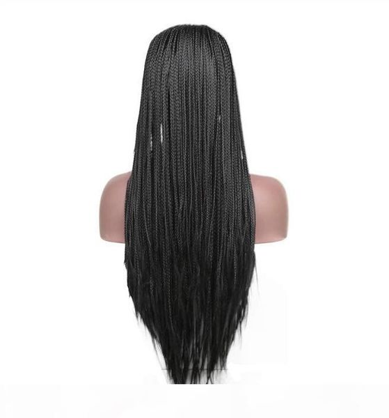no bad smell amazon selling chemical fiber front lace wig european and american wig long curly hair african three-strand braid wig headg, Black
no bad smell amazon selling chemical fiber front lace wig european and american wig long curly hair african three-strand braid wig headg, Black