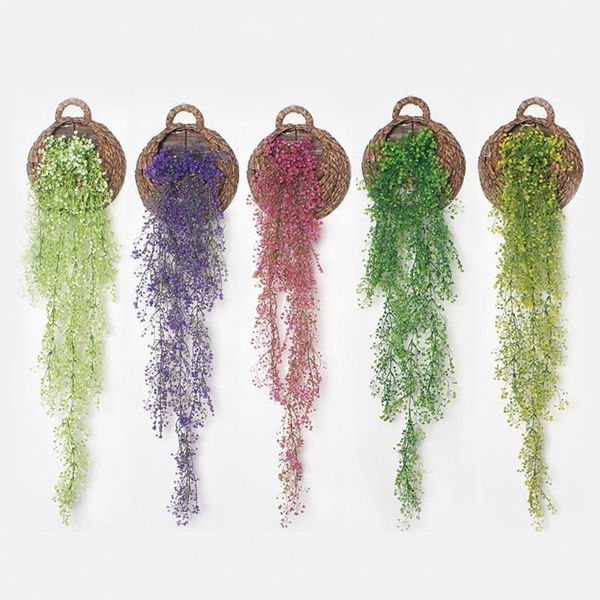 artificial fake plastic flower vine simulation plants garden decoration hanging garland home wedding decor green wall1
artificial fake plastic flower vine simulation plants garden decoration hanging garland home wedding decor green wall1