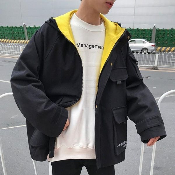 men's jackets safari style spring harajuku pockets mens hooded casual long sleeve street loose fit male outerwear coats plus size, Black;brown
men's jackets safari style spring harajuku pockets mens hooded casual long sleeve street loose fit male outerwear coats plus size, Black;brown