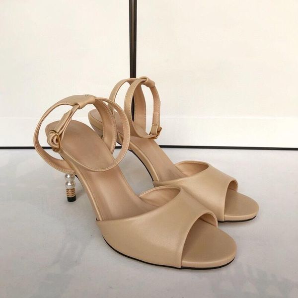 sandals women summer fashion beaded high heel ladies designer genuine leather luxury shoes brand open toe pumps 2021, Black
sandals women summer fashion beaded high heel ladies designer genuine leather luxury shoes brand open toe pumps 2021, Black