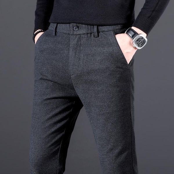 spring and autumn new men's fashion stretch casual pants brushed straight-leg pants trendy korean youth trousers, Black
spring and autumn new men's fashion stretch casual pants brushed straight-leg pants trendy korean youth trousers, Black