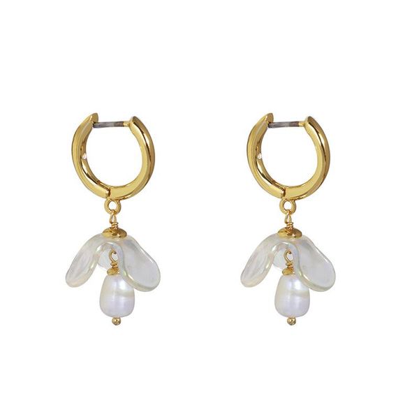 dangle & chandelier brass with 18k gold natural real pearl floral earrings women wedding jewelry punk party sweety gown runway boho korean j, Silver
dangle & chandelier brass with 18k gold natural real pearl floral earrings women wedding jewelry punk party sweety gown runway boho korean j, Silver