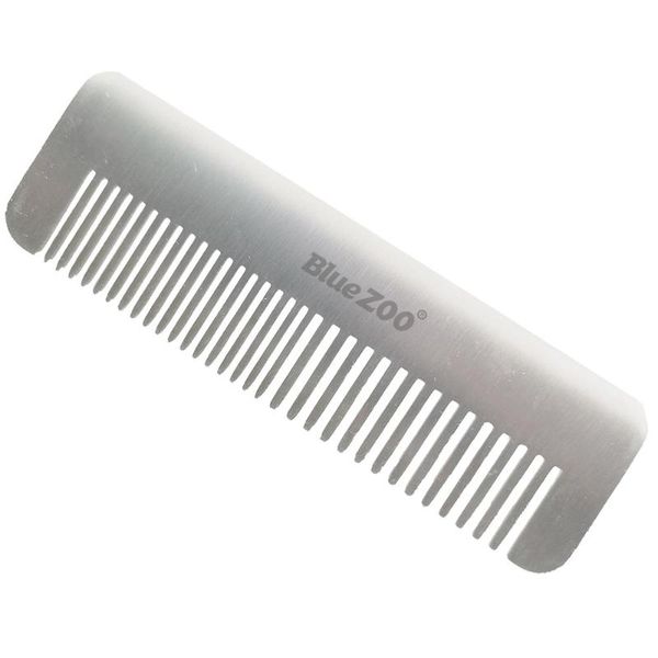 blue zoo men's hair comb beard stainless steel nursing comb steel hair detangling hairstyles equipment, Silver
blue zoo men's hair comb beard stainless steel nursing comb steel hair detangling hairstyles equipment, Silver